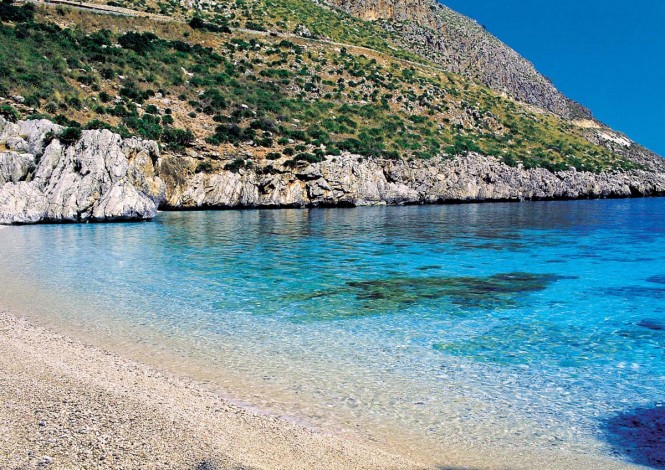 Pristine waters of Sicily