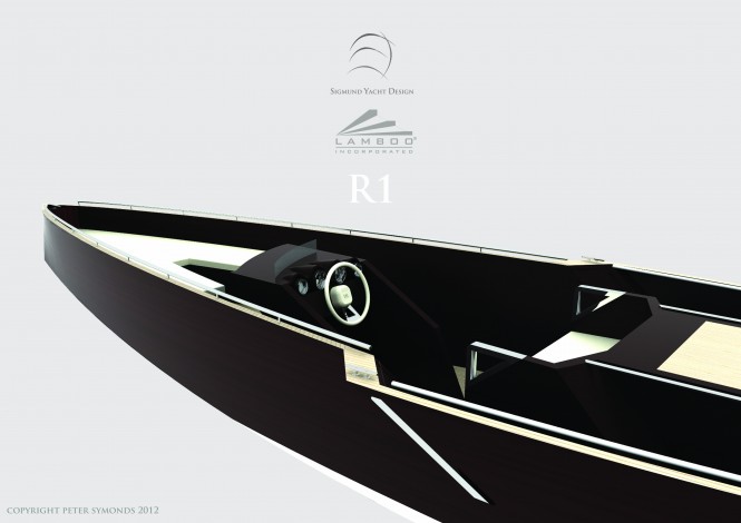 R1 yacht tender by Lamboo and Sigmund Yacht Designer Peter Symonds - Photo Credit Peter Symonds 2012