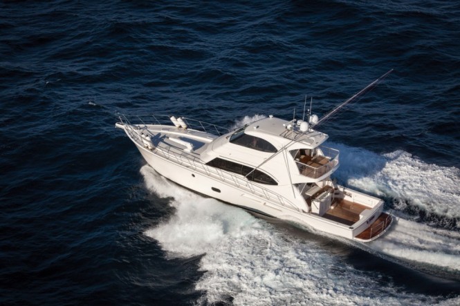 Riviera's flagship 75 Enclosed Flybridge is the largest semi-production flybridge boat built in Australia