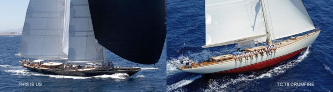 Sailing yacht THIS IS US and DRUMFIRE by Hoek Design