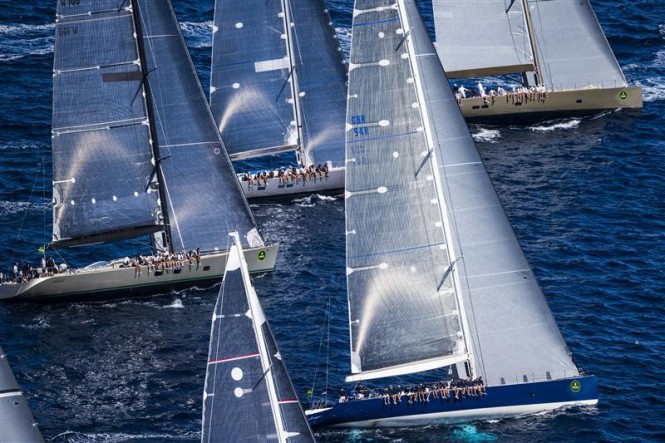 Start of the Wally Class - Photo by Rolex/Carlo Borlenghi