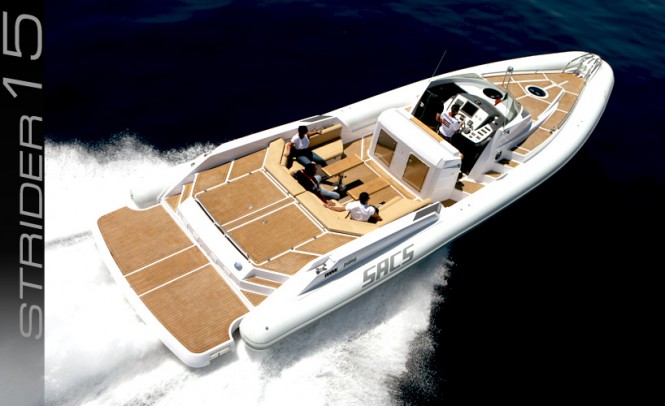 Strider 15 yacht - view from above