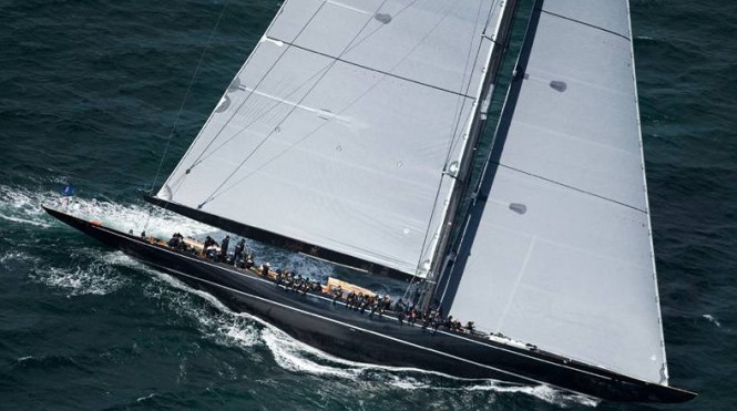 Superyacht Lionheart - a Winner of the 2012 Kings Hundred Guinea Cup at the J Class Solent Regatta.