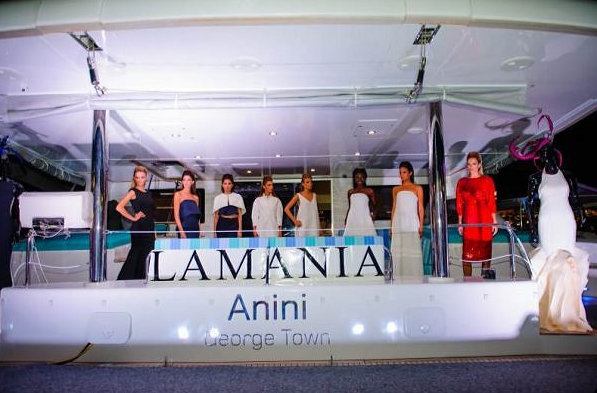 The latest Spring/Summer Collection by LA MANIA aboard the Sunreef 70 charter yacht ANINI