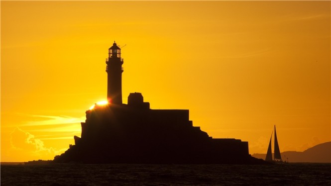 The magnificent Fastnet Rock captured during the 2011 Rolex Fastnet Race Credit: Rolex/Carlo Borlenghi