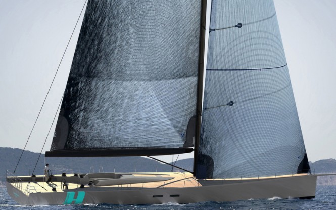 WallyCento sailing yacht Hamilton built by Green Marine