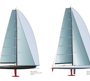 Francois Chevalier's 100ft Maxi Scow yacht and WallyCento superyacht concepts
