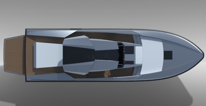 1300 S Hornet yacht tender - view from above