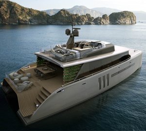 Christian Grande designed 21-metre catamaran yacht PICCHIO BOAT concept