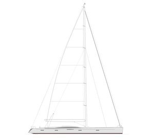 Sailing yacht Project E-630 concept by Dixon Yacht Design