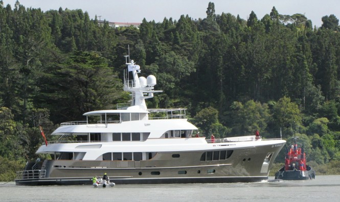 39m expedition yacht CaryAli built by Alloy Yachts and managed by MCM
