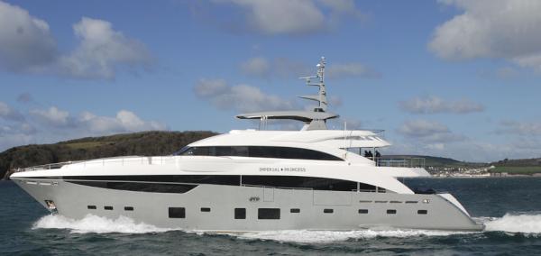 40m luxury motor yacht Imperial Princess by Princess Yachts