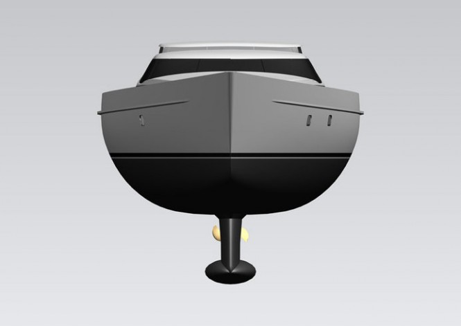 44m superyacht Encore (AY45) - front view 44m superyacht Encore (AY45) - front view