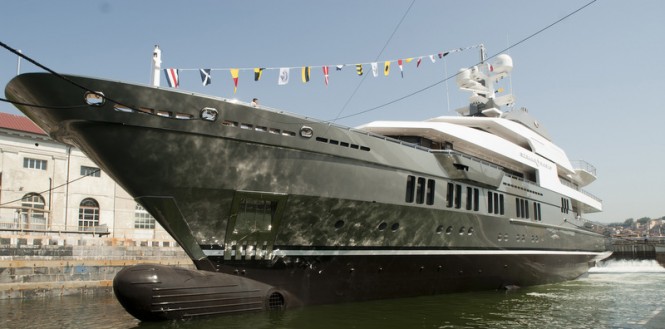 72m megayacht Stella Maris by VSY-Viareggio Superyachts at launch