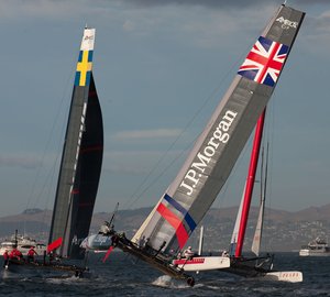 ACWS San Francisco: Ainslie's J.P. Morgan BAR and Artemis Racing leading