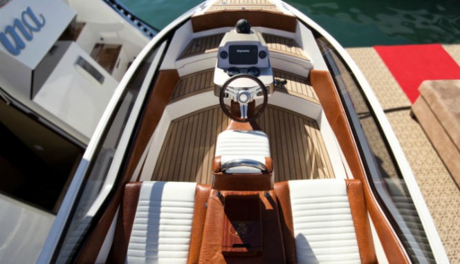 Baby Crystal yacht tender aboard Queen Ekatierina yacht