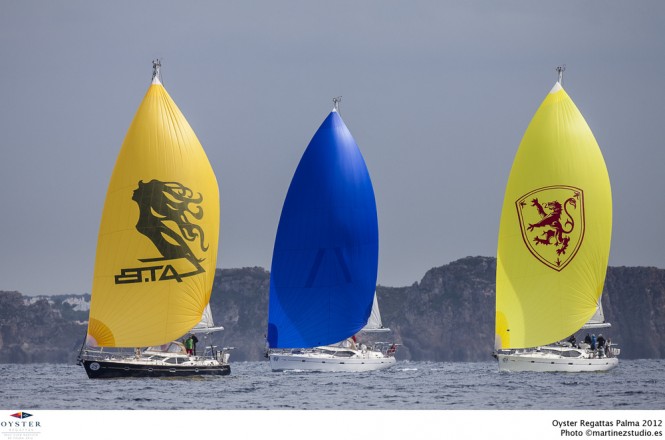 Beautiful Oyster yachts racing in the Oyster Palma Regatta Beautiful Oyster yachts racing in the Oyster Palma Regatta