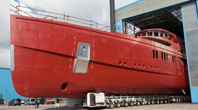 Benetti moving Hull FB265 superyacht