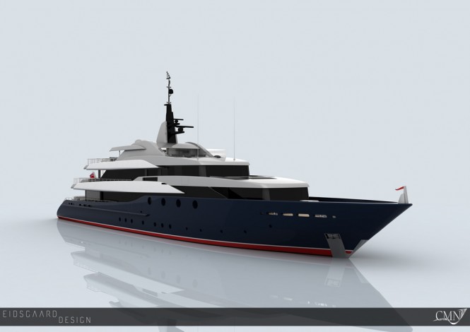CMN Motor Yacht PANACHE designed by Eidsgaard Design