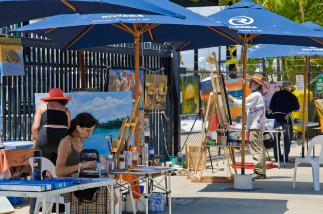Visitors are invited to come down and meet local artists at the Expo's Artists' Quarter