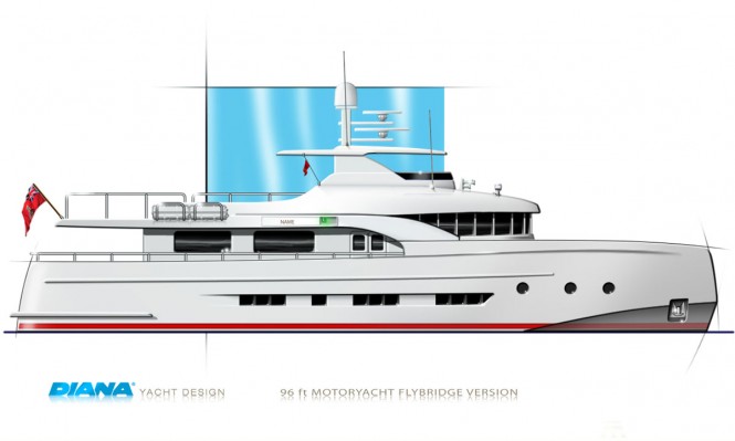 DIANA Blu Yacht - Flybridge version