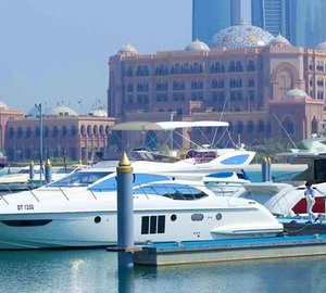 The prominent international Blue Flag award for Emirates Palace Marina