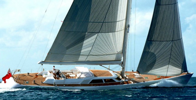 Frers designed 34m superyacht Unfurled by Royal Huisman