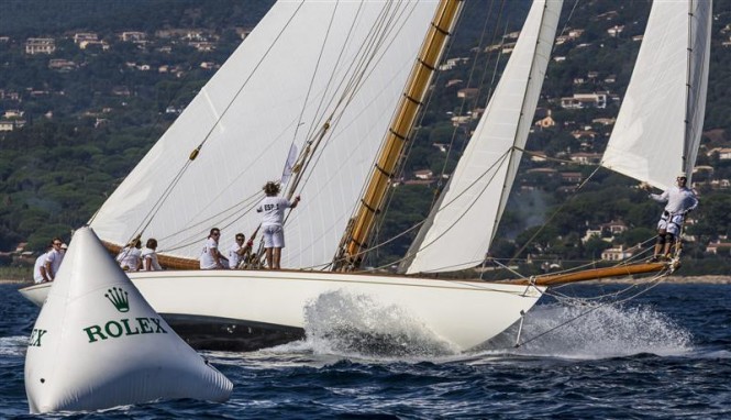 Hispania yacht - Photo by Rolex/Carlo Borlenghi