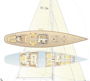 The largest Truly Classic sailing yacht TC126 by Hoek Design to start construction in January
