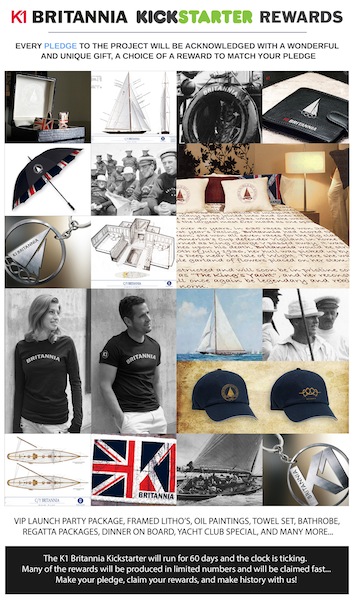 K1 Britannia Kickstarter Rewards © K1 Britannia 2012 K1 Britannia Kickstarter Rewards © K1 Britannia 2012