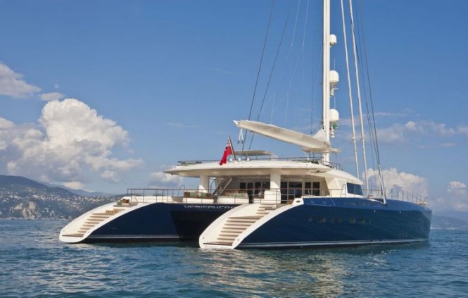 Luxury catamaran yacht Hemisphere