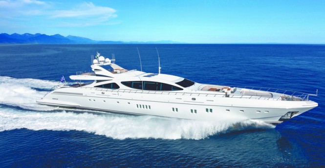 Luxury motor yacht Mangusta 165