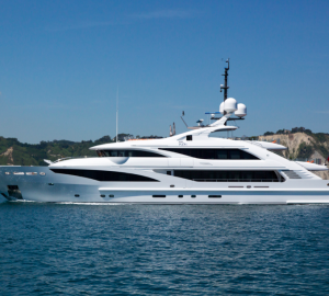 Images of the 50m ISA Yachts PAPI DU PAPI superyacht with interior by Francesco Paszkowski