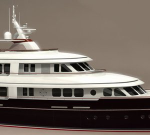 Luxury motor yacht ROSSOMARE 115 designed by Vripack
