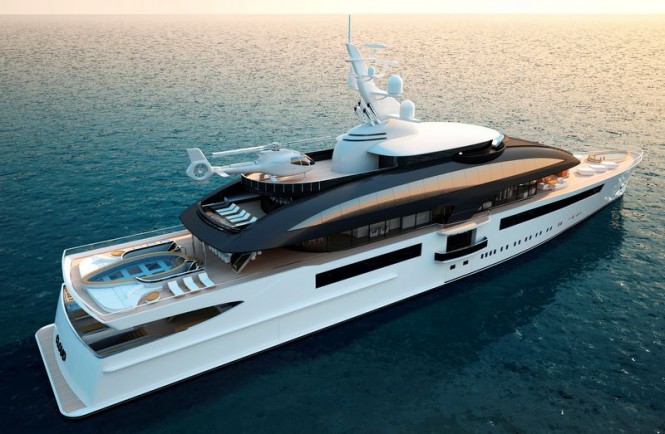 Luxury yacht Cloud 90 project
