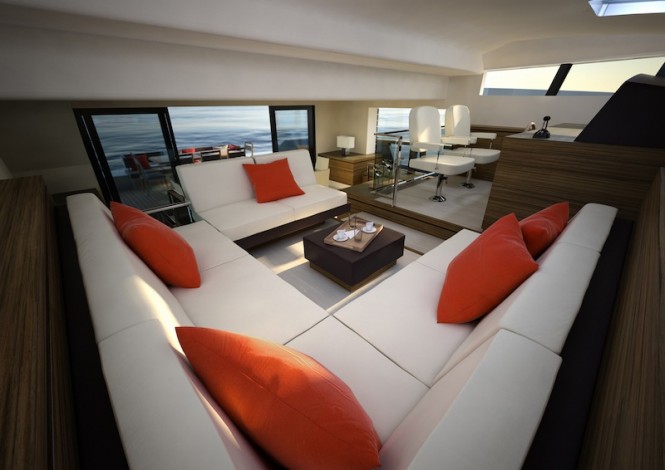 Luxury yacht Panama 62- © Absolute 2001 - Alu Marine