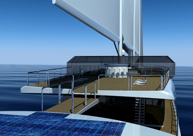 Luxury yacht 'Sail Cruise Vessel' concept - Bridge