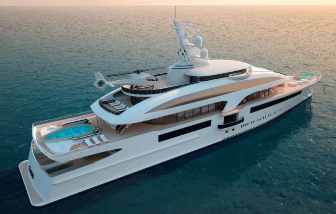 Marco Casali designed Cloud 90 yacht