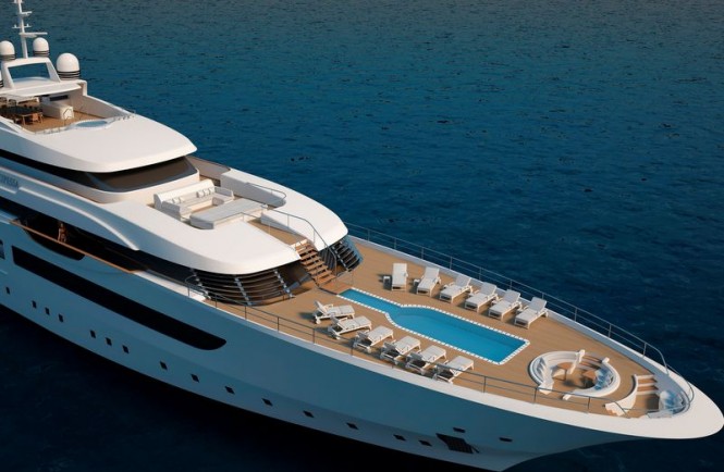 Marco Casali designed superyacht Principessa 72 
