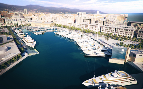 Marina Port Vell situated in a popular Spanish yacht charter destination - Barcelona