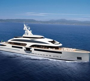 Motor yacht CLOUD 90 project designed by Marco Casali for the "Benetti Design Innovation Project"