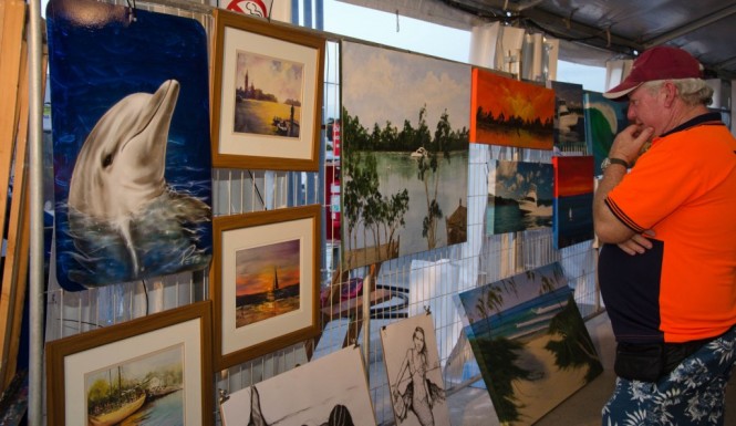 Nautical themed artworks will be auctioned at the Shipyard Party to raise funds for local not-for-profit groups