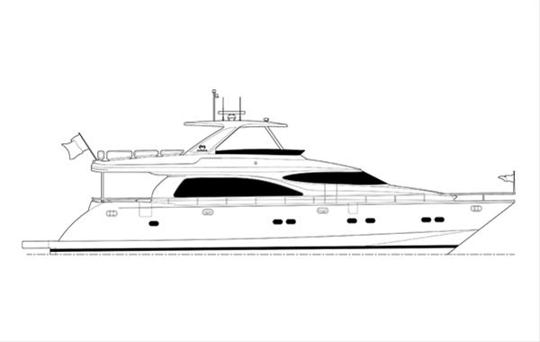 New Horizon E73 Yacht by Horizon Yachts