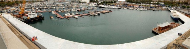 October 2012 Marina Port Vell Undergoing Transformation