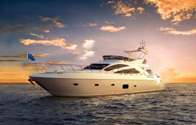 One of the luxury yachts built by Sunbird