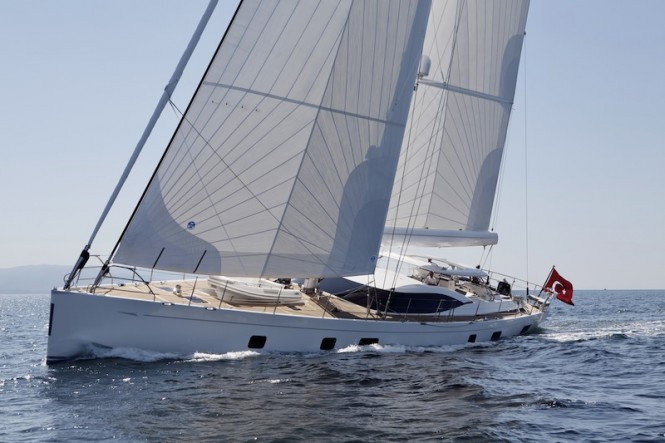 Oyster 100 sailing yacht