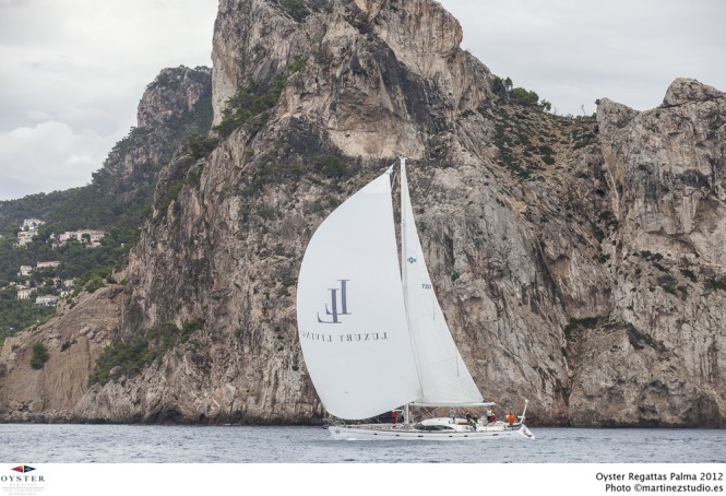 The fabulous Bay of Palma hosting the 2012 Oyster Palma Regatta
