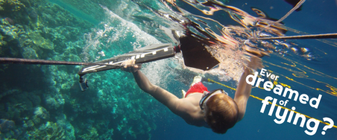 SUBWING - a new superyacht toy invented by Simon Sivertsen