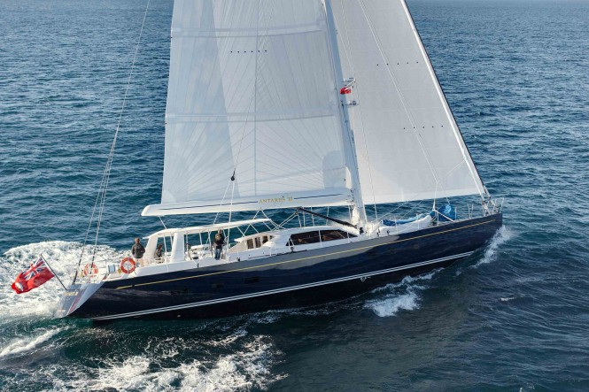 Sailing yacht Antares III by Yachting Developments wins in the category 'Best Sail 24-40m'