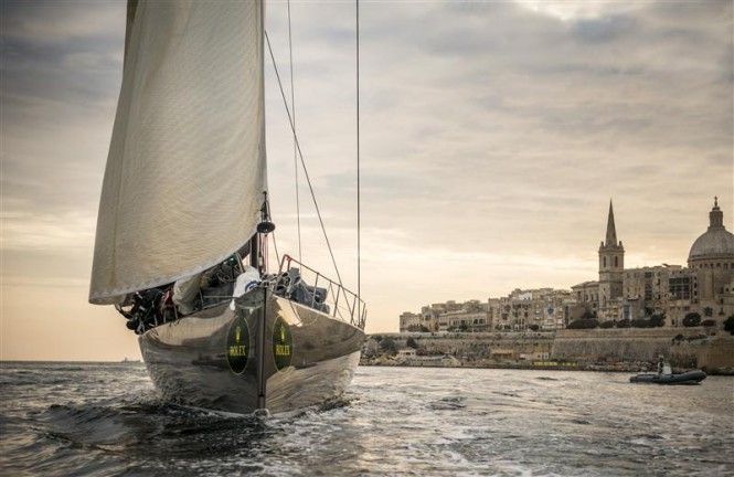 Sailing yacht Ran 2 approaching the finish line in Marsamxett Harbour - Photo by Rolex Kurt Arrigo Sailing yacht Ran 2 approaching the finish line in Marsamxett Harbour - Photo by Rolex Kurt Arrigo